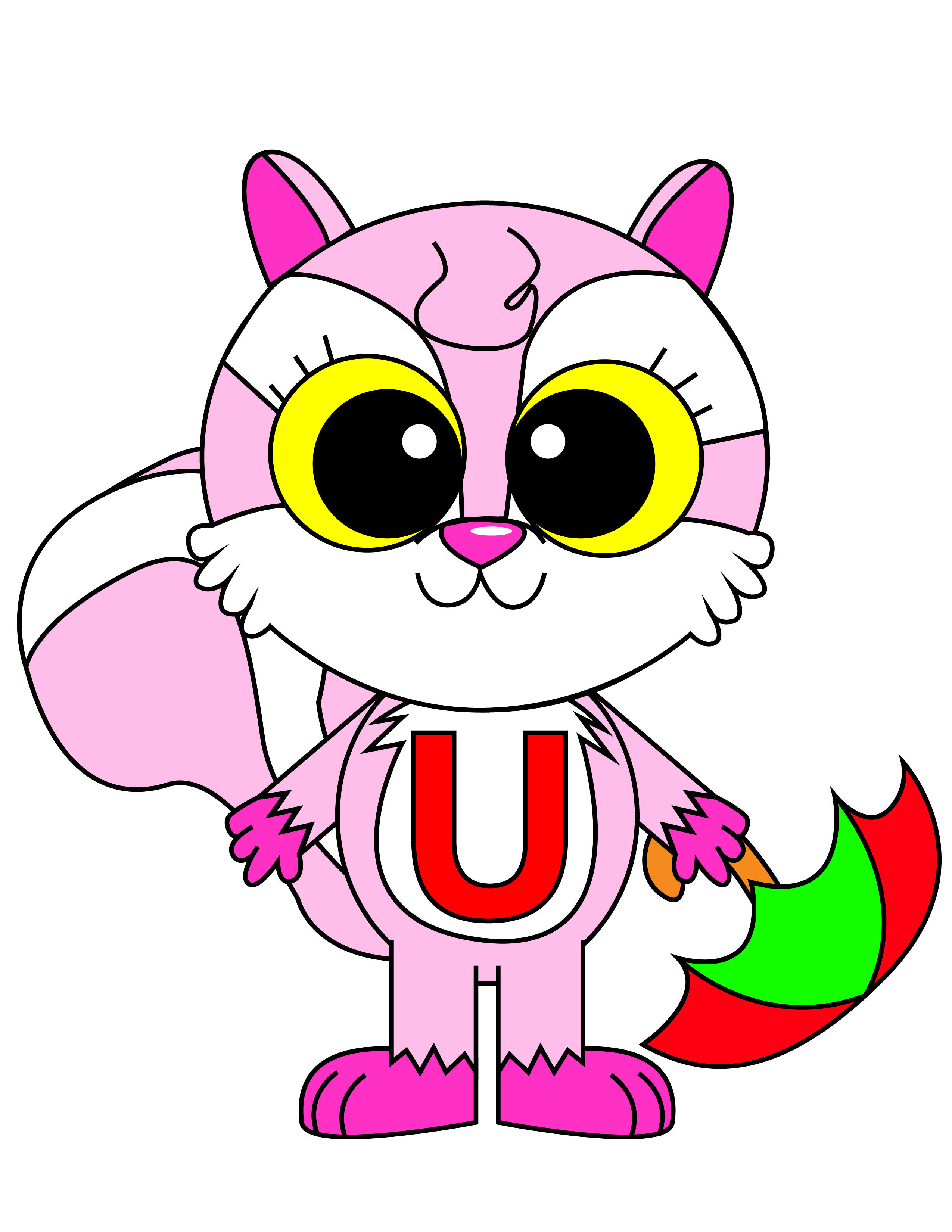 Letter Critter U